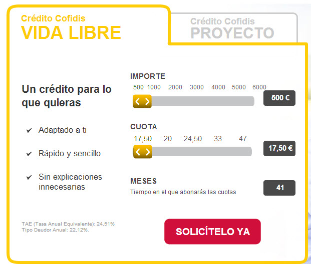prestamos de toda la vida vodafone