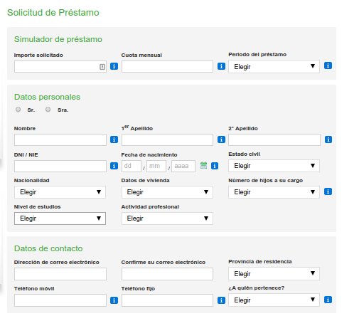 Big Bank requisitos 2015