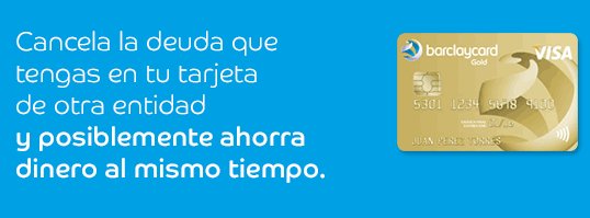 Tarjeta Barclaycard requisitos