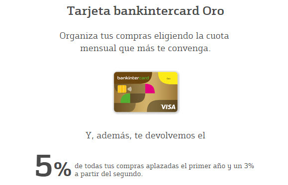 tarjeta bankinter card intereses 2016