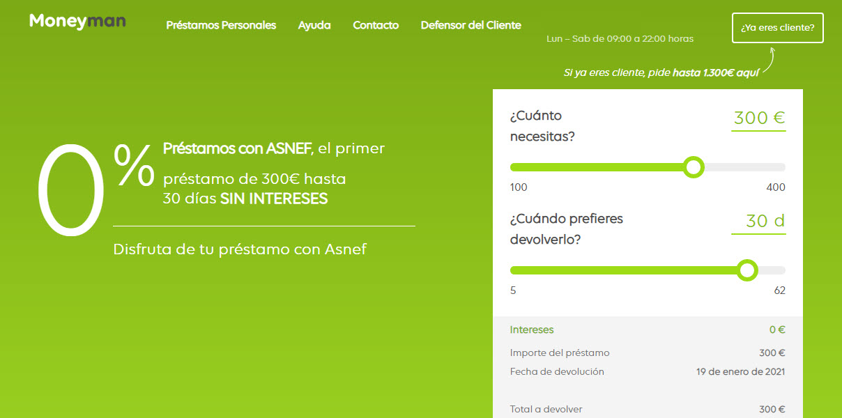 mejores Creditos con Asnef