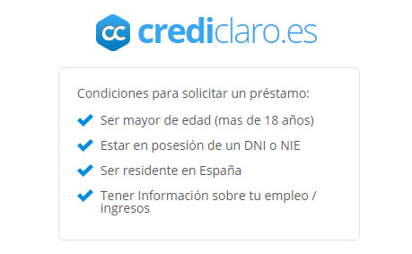 crediclaro requisitos