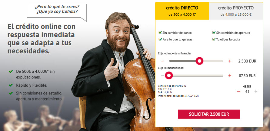 cofidis credito directo