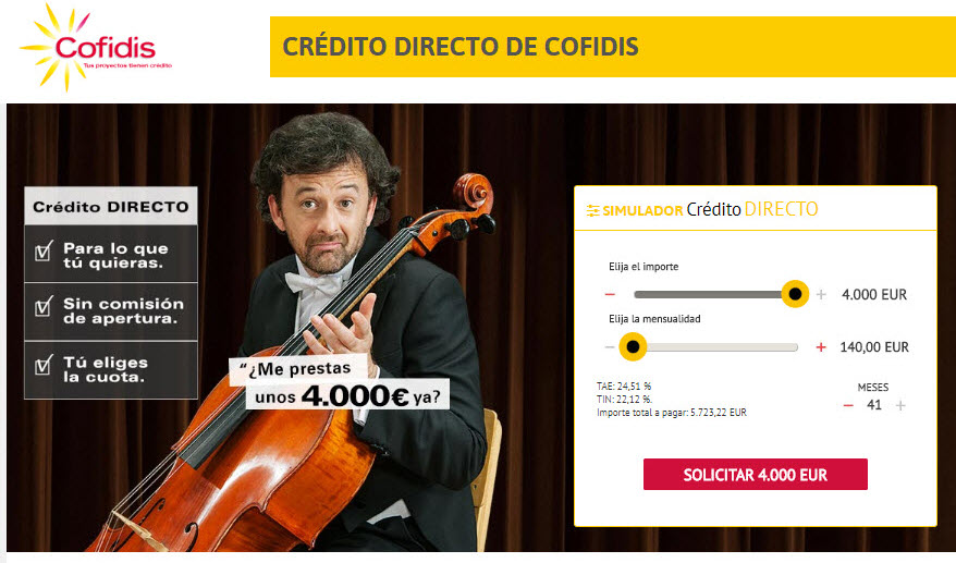 cofidis credito directo