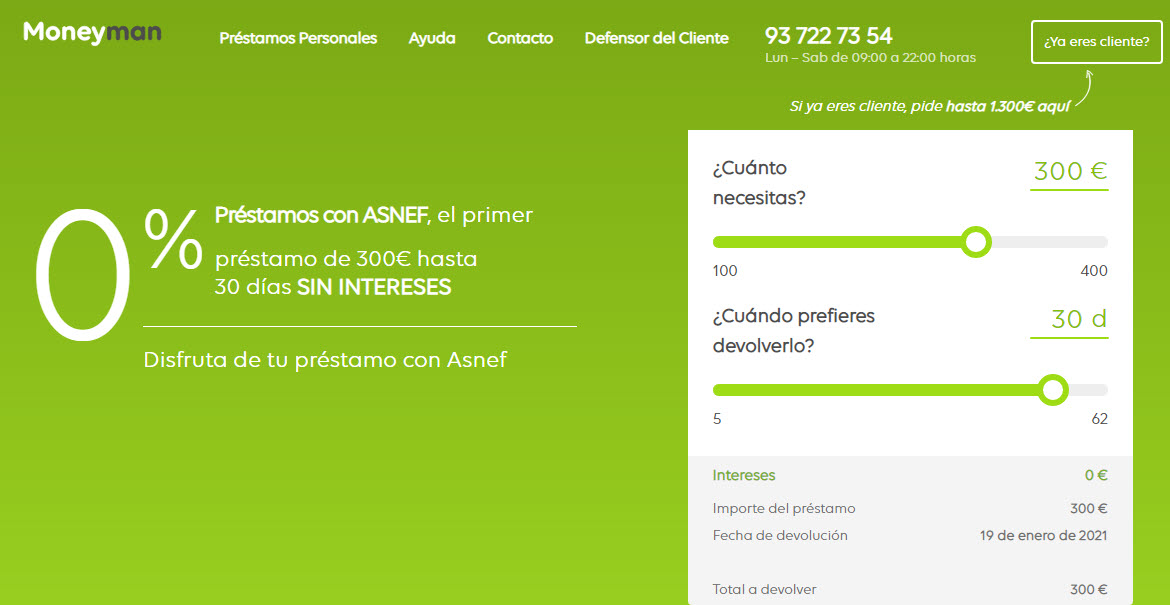 mejores prestamos personales con asnef