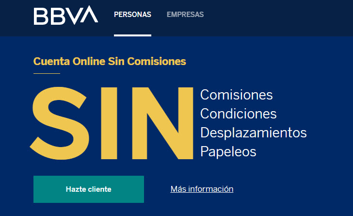 Cómo abrir una cuenta online BBVA