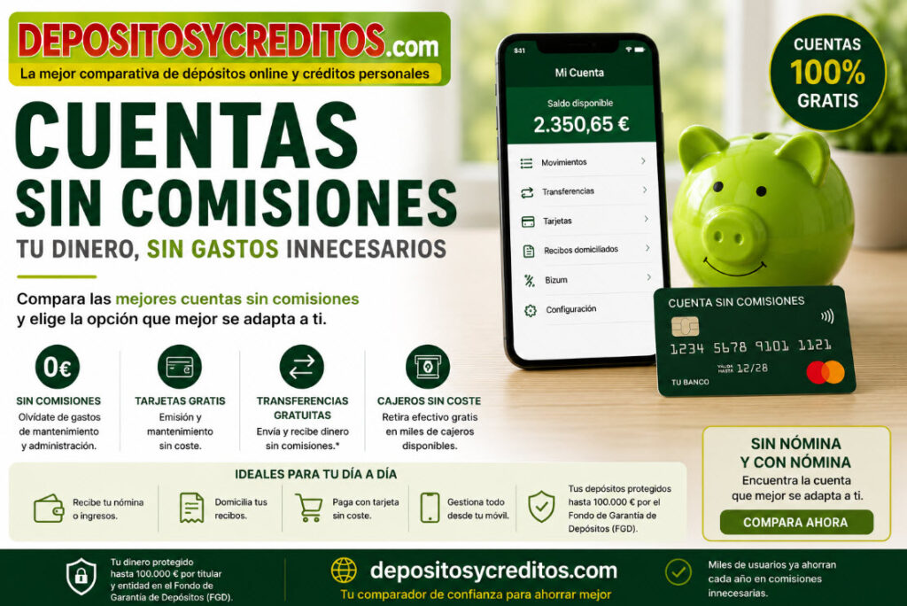 cuenta sin comisiones