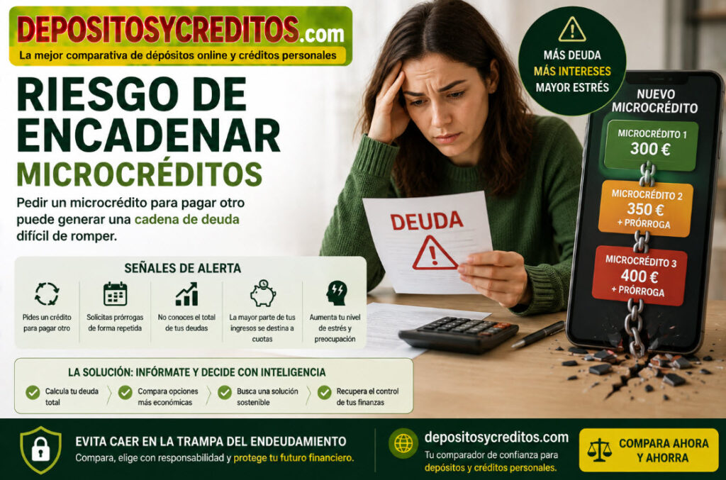 Riesgo de encadenar microcréditos