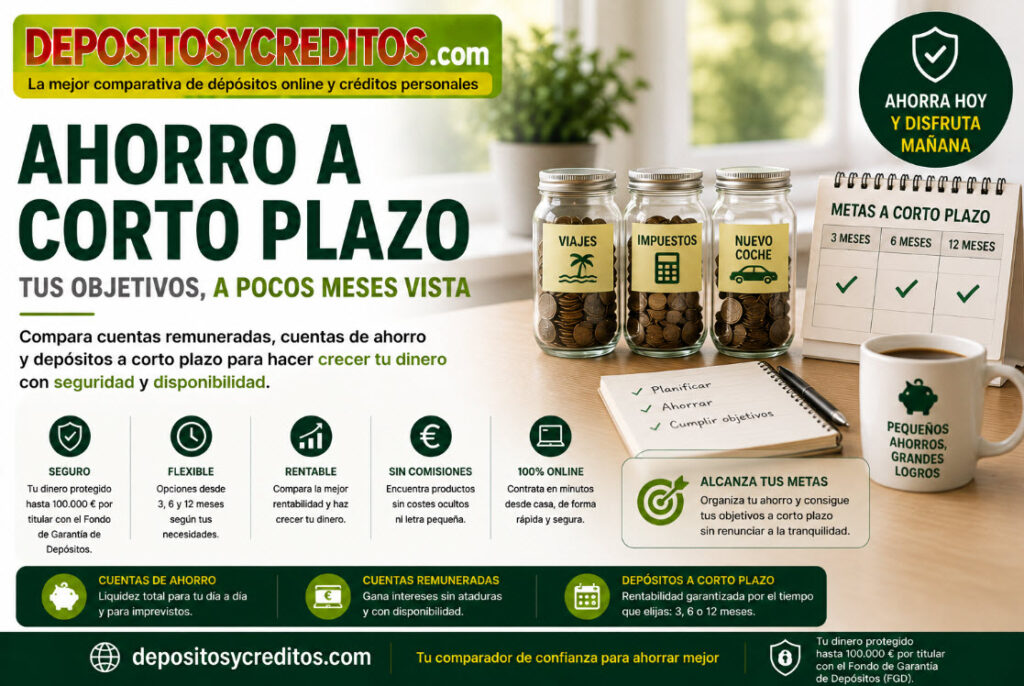 ahorro a corto plazo