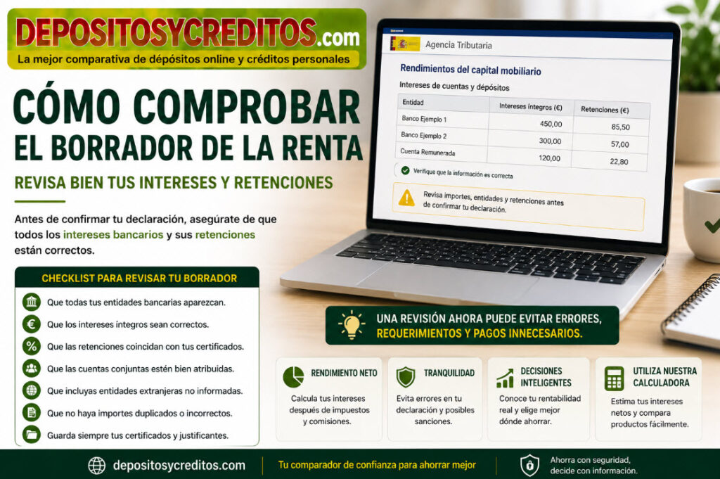 como comprobar el borrador de la renta