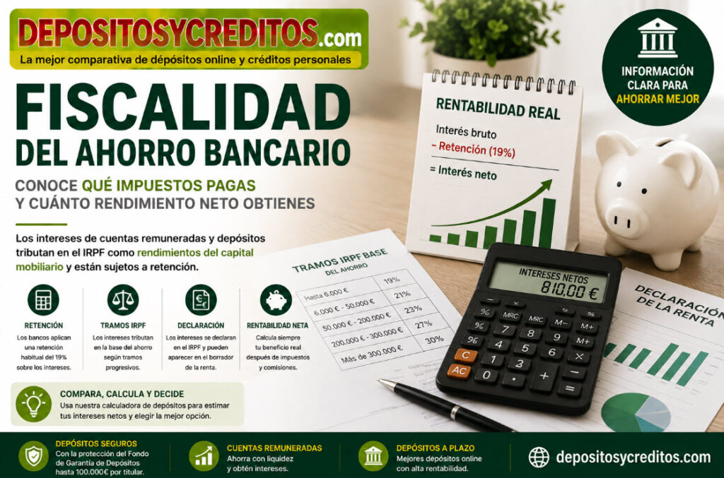 fiscalidad del ahorro bancario